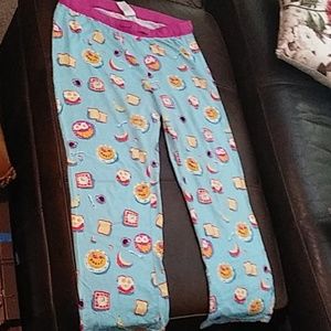 Breakfast sleep pants
